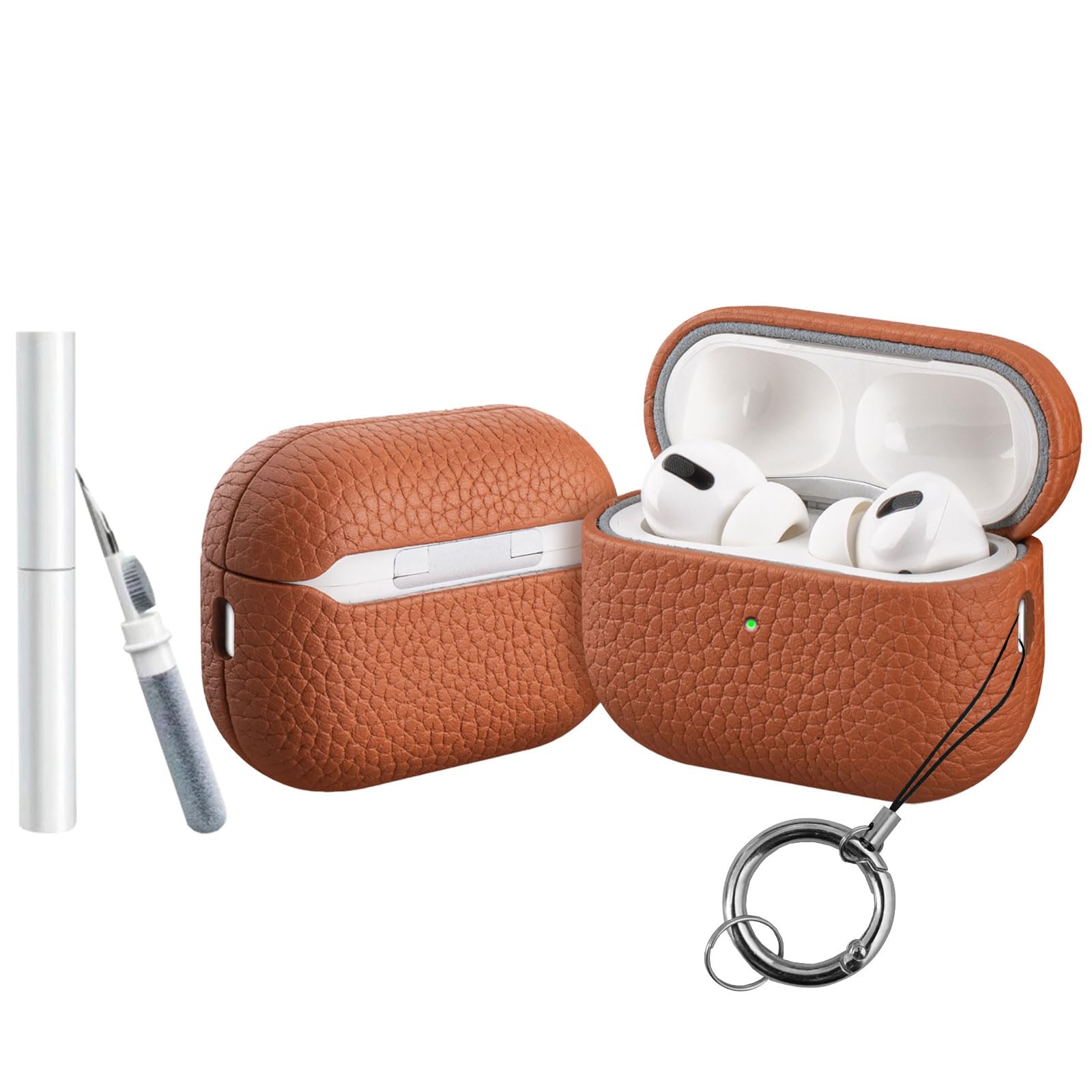 Amazon | AirPods Pro 3 用 ケース 本革レザーケース (YEZHU 2025新